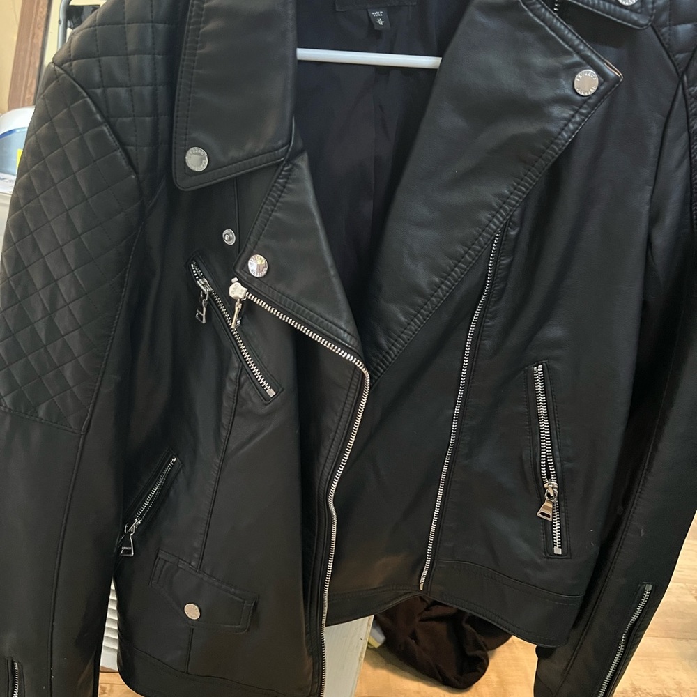 Express size medium feaux leather jacket